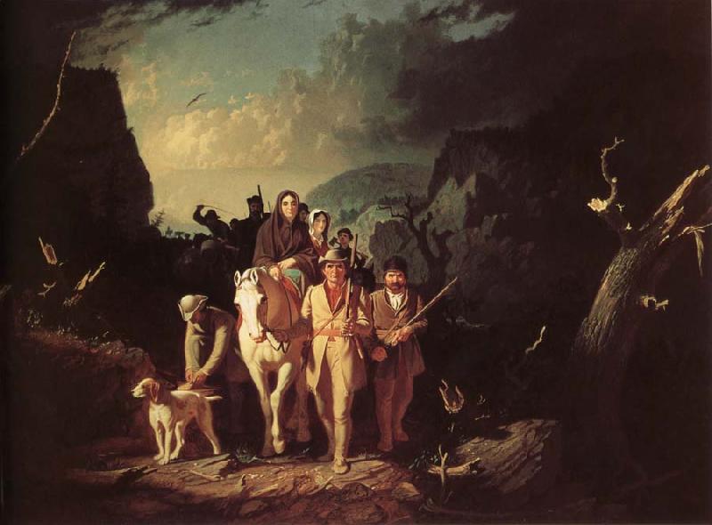 George Caleb Bingham Emigrant oil painting picture